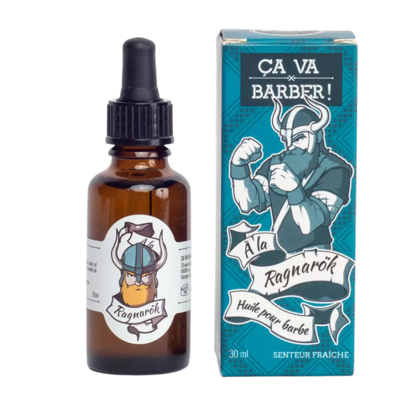 Huile à barbe “A la Ragnarök” Ça Va Barber !